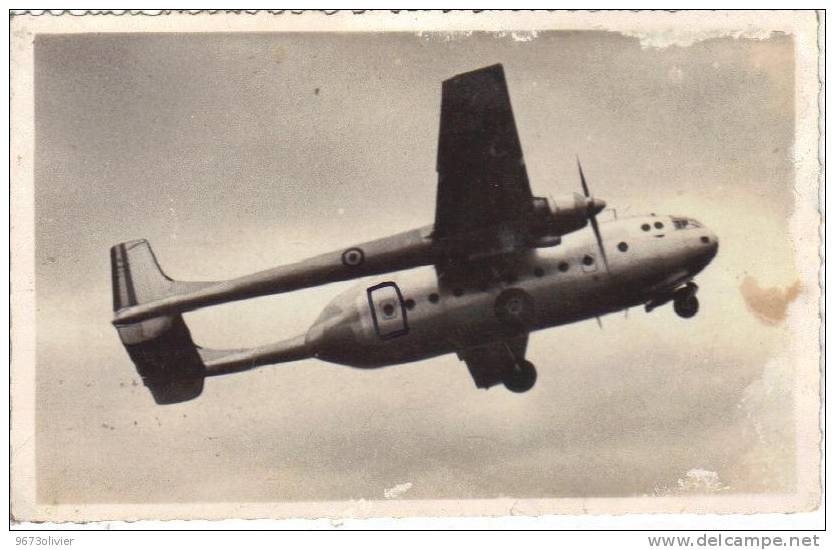 Avion Mililitaire Carte Photo - Aviazione