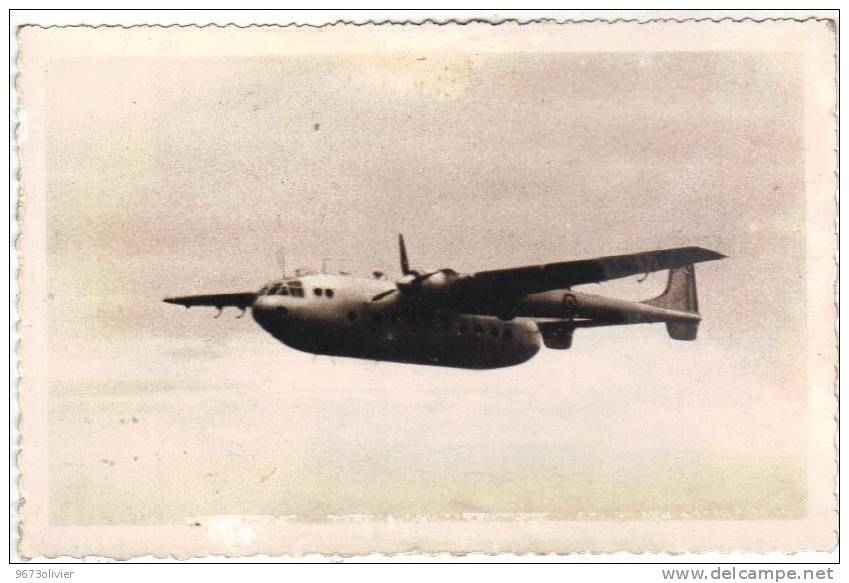 Avion Mililitaire Carte Photo - Fliegerei