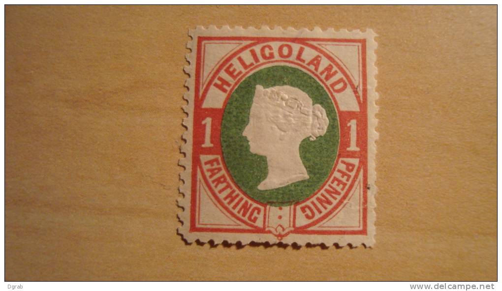 Heligoland  1875  Scott #14  MH  Reprint? - Heligoland (1867-1890)