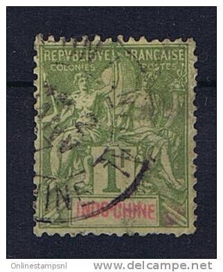 Indochine: Yv Nr 15 Used Obl, Irregular Perforation - Used Stamps