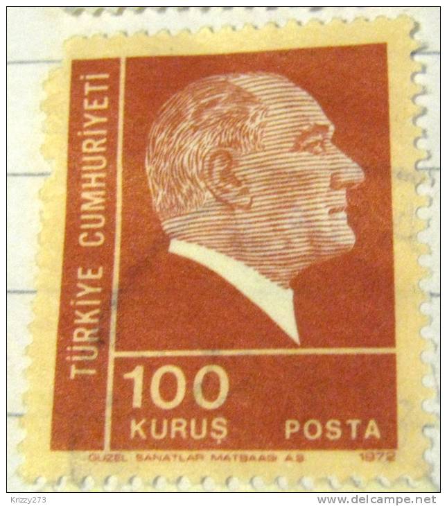 Turkey 1972 Kemal Ataturk 100k - Used - Usati