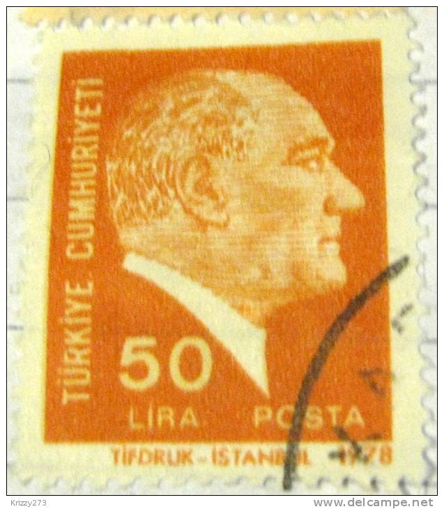 Turkey 1978 Kemal Ataturk 50l - Used - Oblitérés