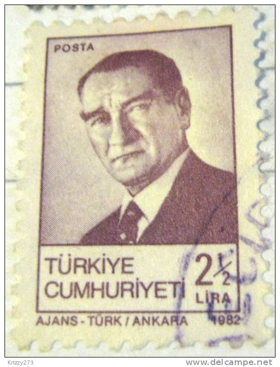 Turkey 1982 Kemal Ataturk 2.5l - Used - Oblitérés