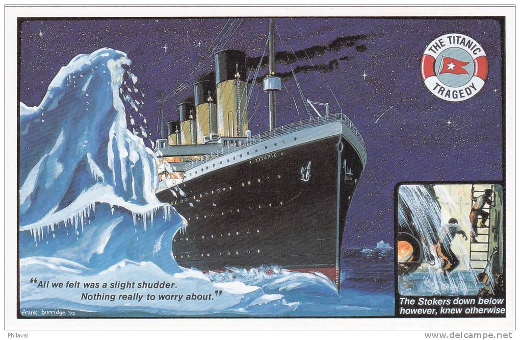 Le Titanic: Série De 6 Cartes 9 X 14 - Catastrophes