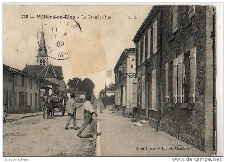 Villiers En Lieu   52    Une Rue - Andere & Zonder Classificatie