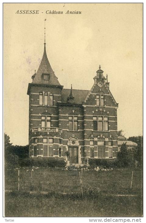 Assesse - Château Anciau - 193? ( Voir Verso ) - Assesse