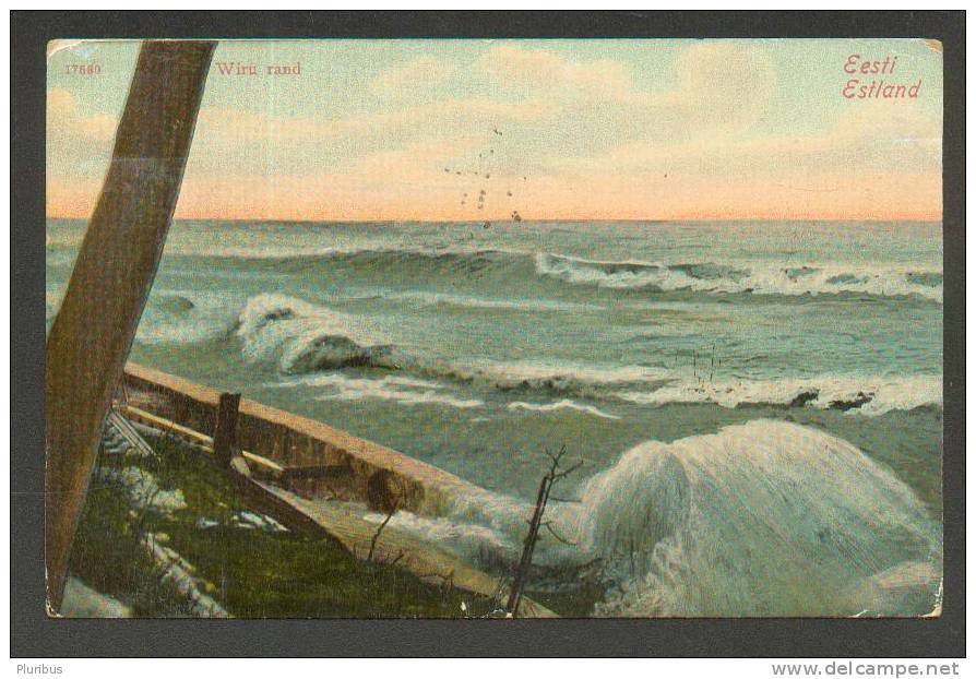 ESTONIA  RUSSIA  ,  NORTH  COAST , OLD POSTCARD  WESENBERG  TO REVAL - Estonia