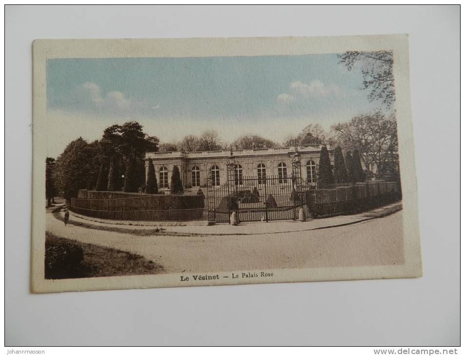 Cp  Le Vésinet  - Le Palais Rose - Le Vésinet