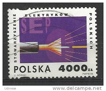 POLAND 1994 - ELECTRICITY - USED OBLITERE GESTEMPELT USADO - Gebraucht