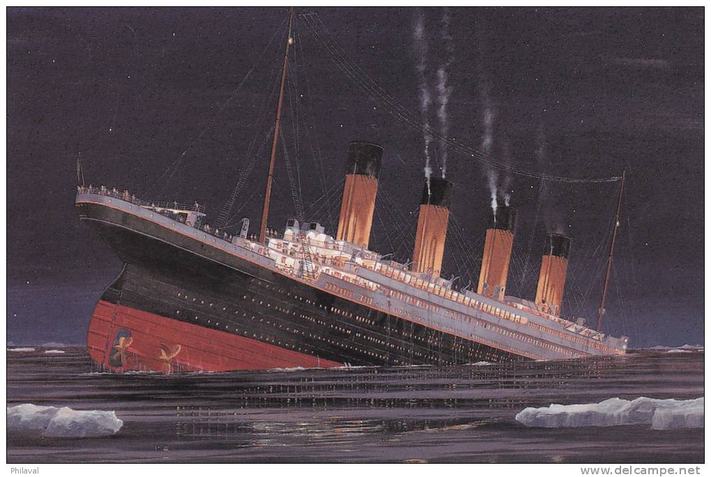 Le Titanic: Série De 6 Cartes 10 X 15 - Catastrophes