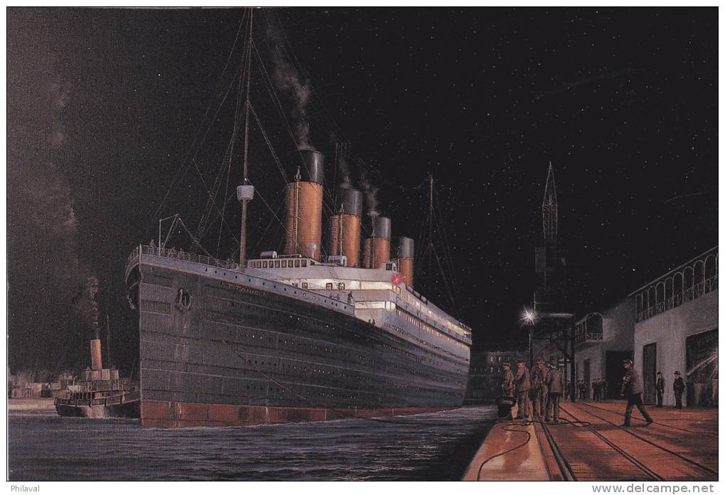 Le Titanic: Série De 6 Cartes 10 X 15 - Catastrophes
