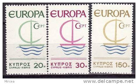 Cypre - 1966 - Yv.no.262-4 - Unused Stamps