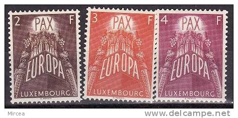 C5164 - Luxembourg - 1957 - Yv.no. 531-3, Neufs** - Neufs