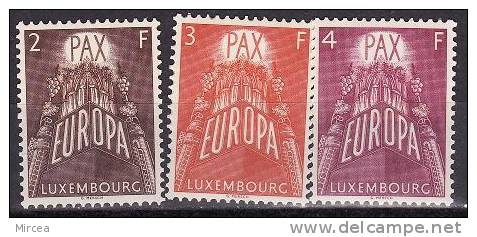 C5164 Luxembourg - 1957 - Yv.no. 531-3, Neufs** - 1957