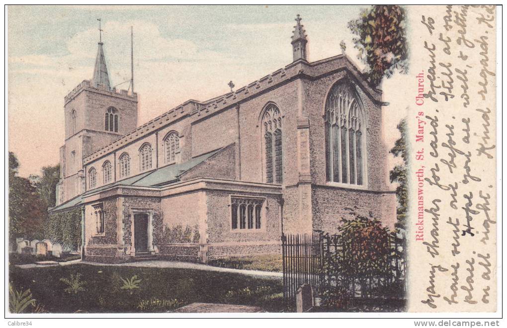 RICKMANSWORTH St Mary's Church (1905) - Herefordshire