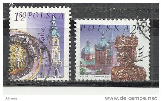 POLAND 2002 - PLOCK, KALISZ - USED OBLITERE GESTEMPELT USADO - Usados