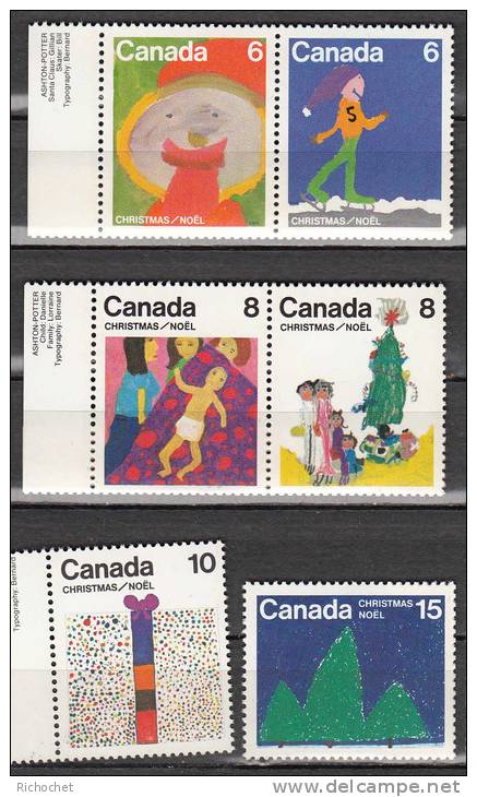 Canada 584 à 589 ** - Unused Stamps