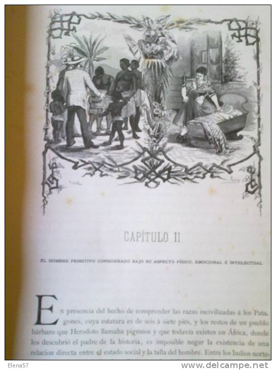 GRAN LIBRO EL UNIVERSO SOCIAL AÑO 1883 ,TREMENDO TOMO SEGUNDO POR HERIBERTO SPENCER ADAPTACION ESPAÑOLA SALVADOR SAMPERE