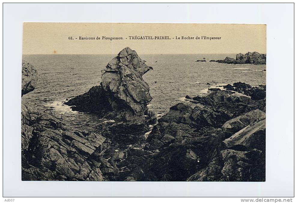 PRIMEL - TREGASTEL (Finistère) - CPA - Environs De Plougasnou : Le Rocher De L´Empereur - Primel