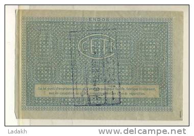 BILLET DE UN KILO ACIER ORDINAIRE # 31 MARS 1949 # SECTION FONTES FERS ACIERS # METALLURGIE - Bons & Nécessité