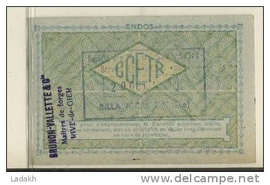 BILLET 10  KILOS ACIER ORDINAIRE # 31 DECEMBRE  1948 # SECTION FONTES FERS ACIERS # METALLURGIE PRODUITS SIDERURGIQUES - Bons & Nécessité