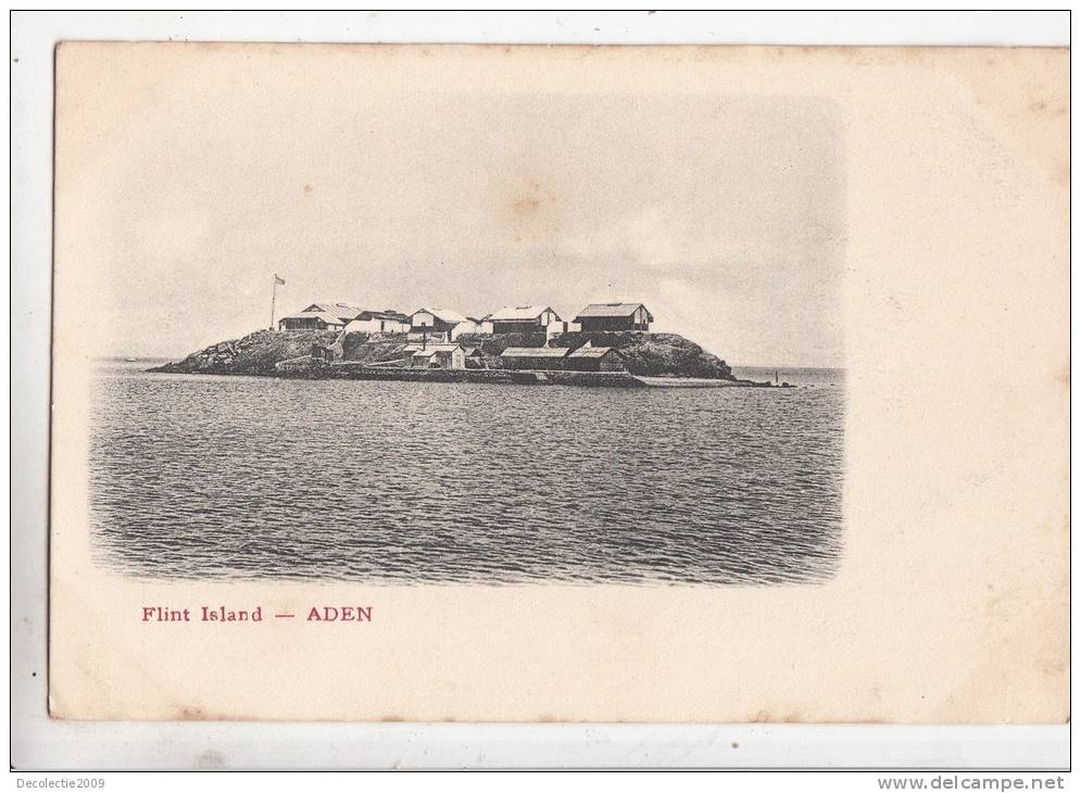 BR44466 Flint Island Aden     2  Scans - Jemen