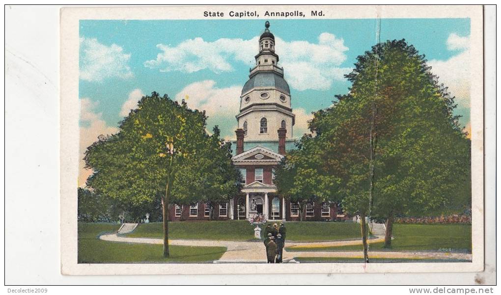 BR44495 State Capitol Annapolis      2  Scans - Annapolis