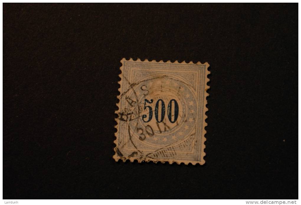 Switzerland J9 Postage Due Cancelled 1878-80 A04s - Postage Due