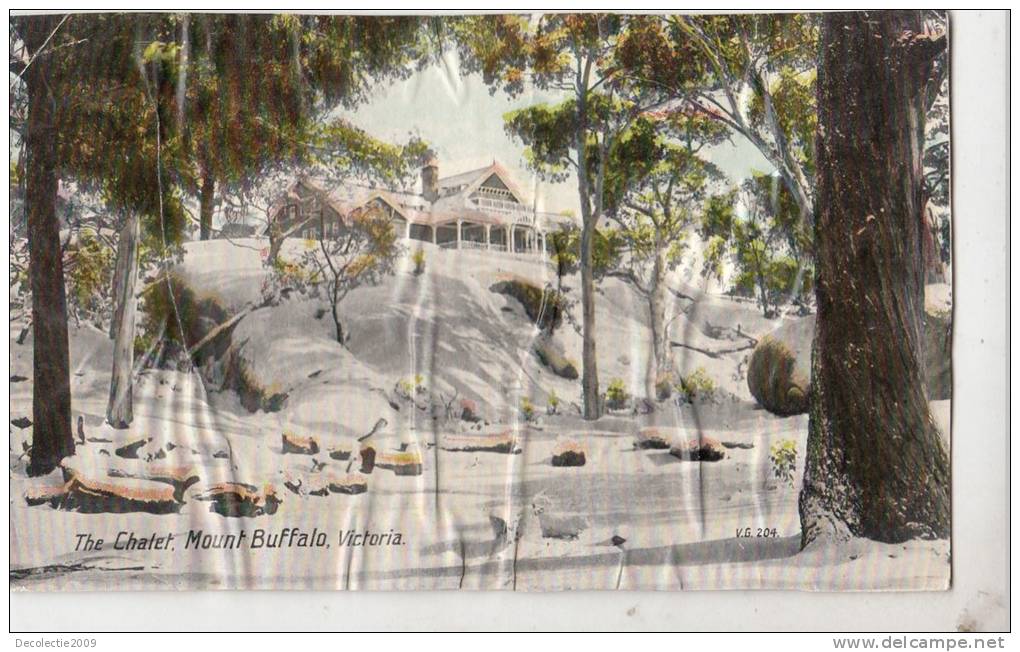 BR44152 The Chalet Mount Buffalo Victoria      2  Scans - Autres & Non Classés