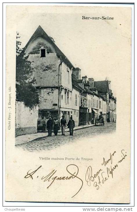 10 - Bar Sur Seine - Vieille Maison Porte De Troyes - Autres & Non Classés