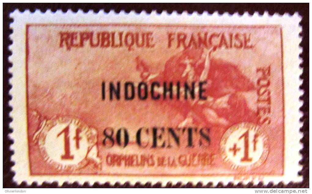 Indochine - 1919 Y&T 94 Timbre De France (Orphelins) De 1917 - 80c S. 1F + 1F - TTB - Cote:  15 Euros - Ongebruikt