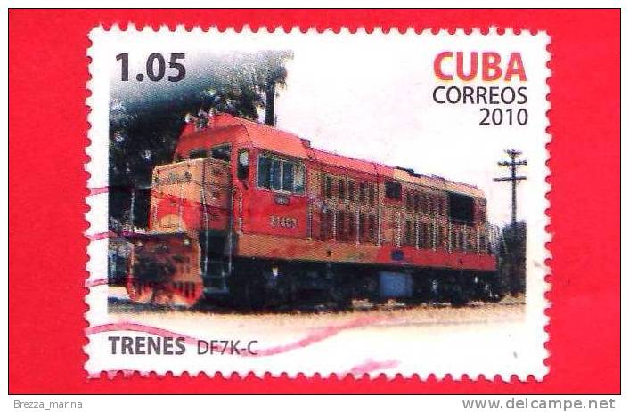 CUBA - USATO - 2010 - Trasporti - Treni  - Trains - Trenes - 1.05 - Usati