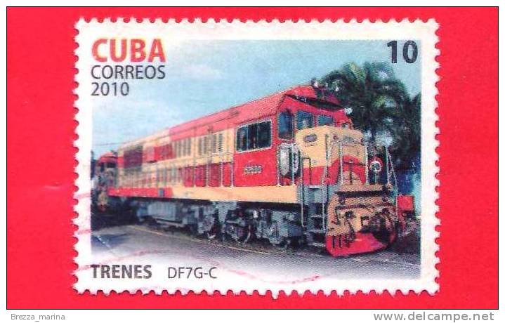 CUBA - USATO - 2010 - Trasporti - Treni  - Trains - Trenes - 10 - Usati