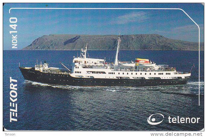 Norway, N214, Hurtigruta, Ship, CN : 16130 001C1,  2 Scans. - Norway