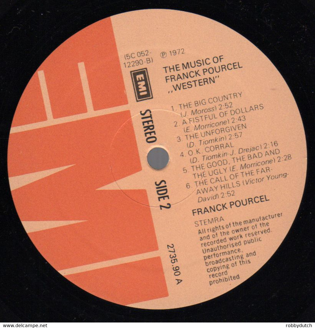 * 2LP *  THE MUSIC OF FRANCK POURCEL : WESTERN / LAST TANGO IN PARIS (Holland 1974 EX-!!!) - Instrumentaal