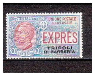 ITALY-OFF.ABROAD-LEVANTE- TRIPOLI-1909-Sc.# E2- MINT NH FVF-EURO-25.00- SALE $ 6.00 - Oficinas Europeas Y Asiáticas