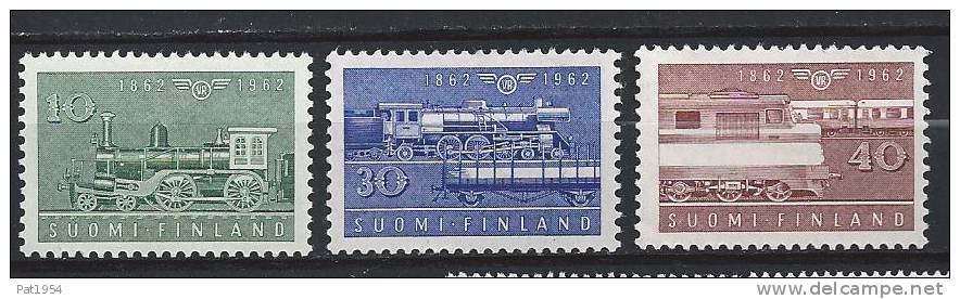 Finlande 1962  Neufs N°519/521 Chemins De Fer De L´état - Ungebraucht