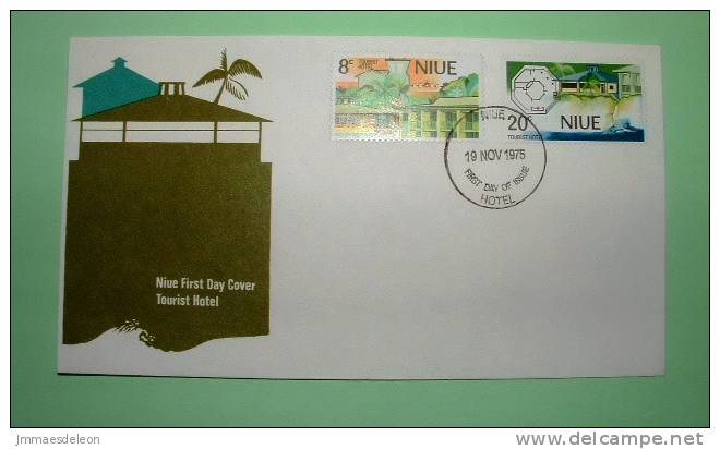 Niue 1975 FDC Cover - Tourism Hotel - Niue