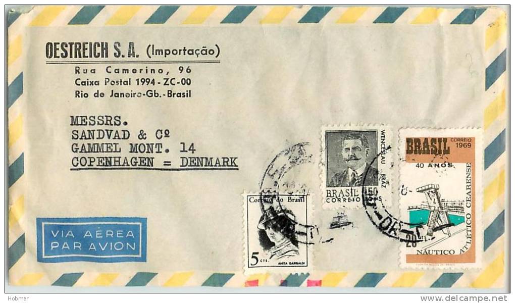 Airmail 1969 - Poste Aérienne (Compagnies Privées)