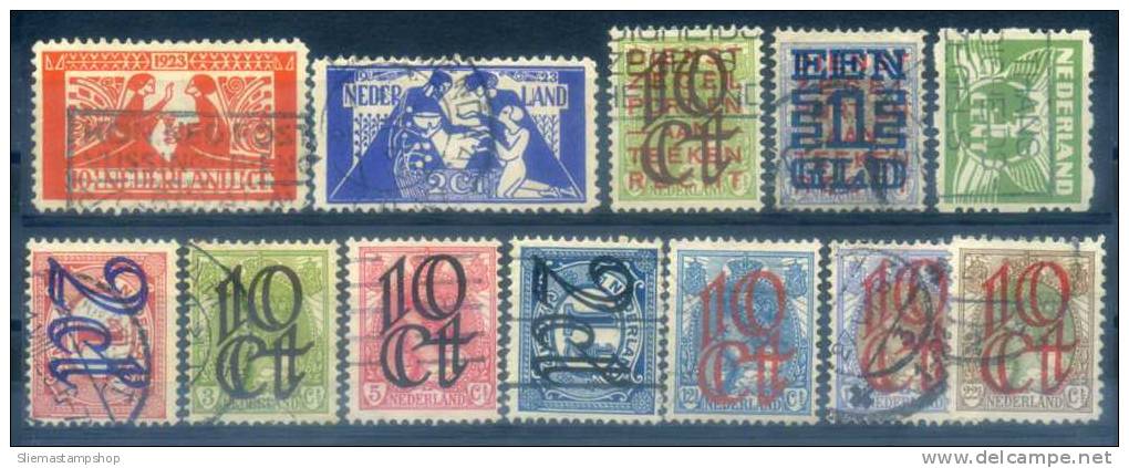 NEDERLAND - 1923/27 VARIOUS SETS - V6504 - Usati