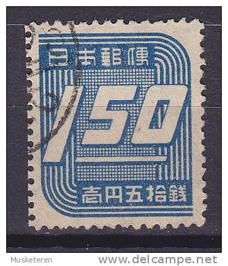 Japan 1948 Mi. 390    1.50 Y Ziffer - Used Stamps