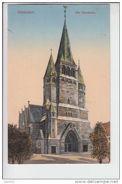 4410 WARENDORF, Alte Pfarrkirche 1913 - Warendorf