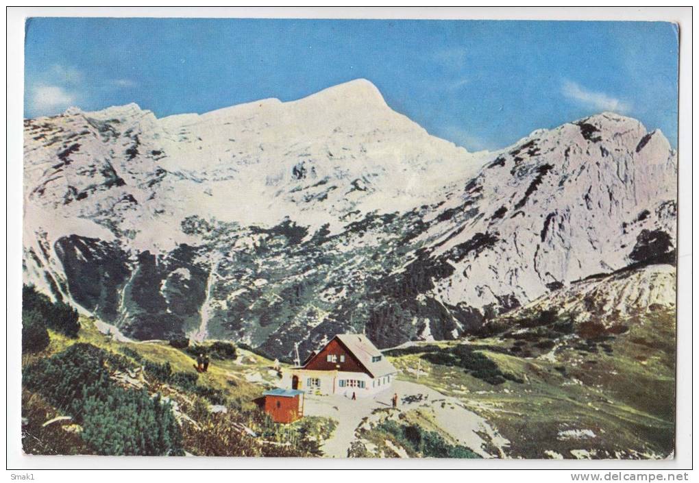 EUROPE SLOVENIA POST OFFICE HOUSE ON VRSIC 1725 M FOTO KOSIR BIG POSTCARD 1970. - Slovenia