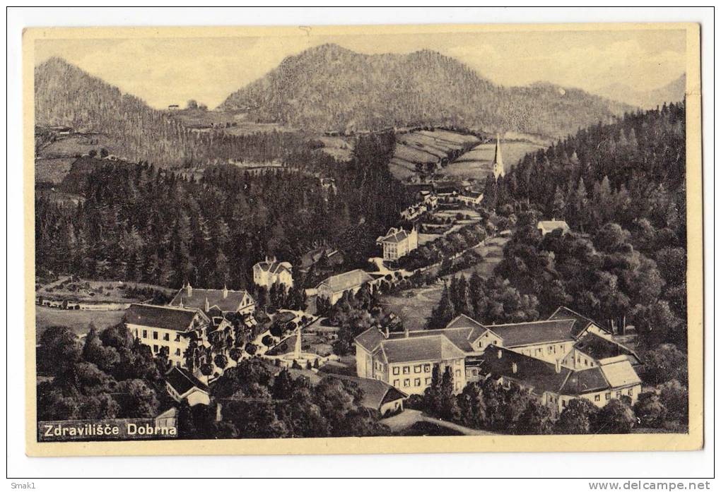 EUROPE SLOVENIA THE RESORT DOBRNA PANORAMA POSTCARD - Slovenia