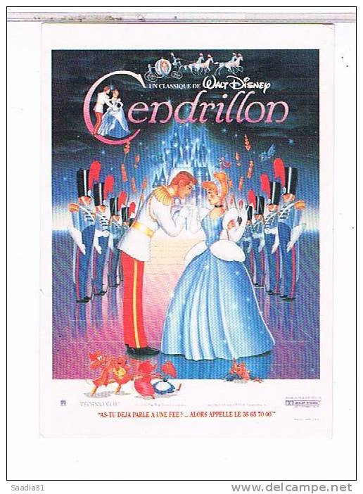 DISNEY     CENDRILLON  CPM  BE  1Z720 - Disneyworld