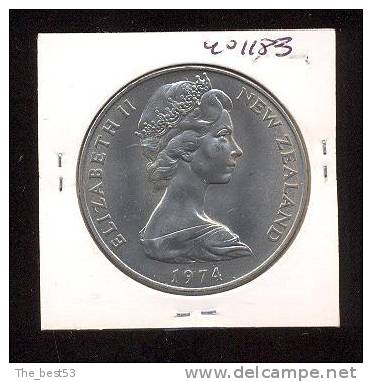 Nouvelle Zélande  -  1 Dollar  -  1974  -  Cuivre Nickel  -   UNC - Nouvelle-Zélande