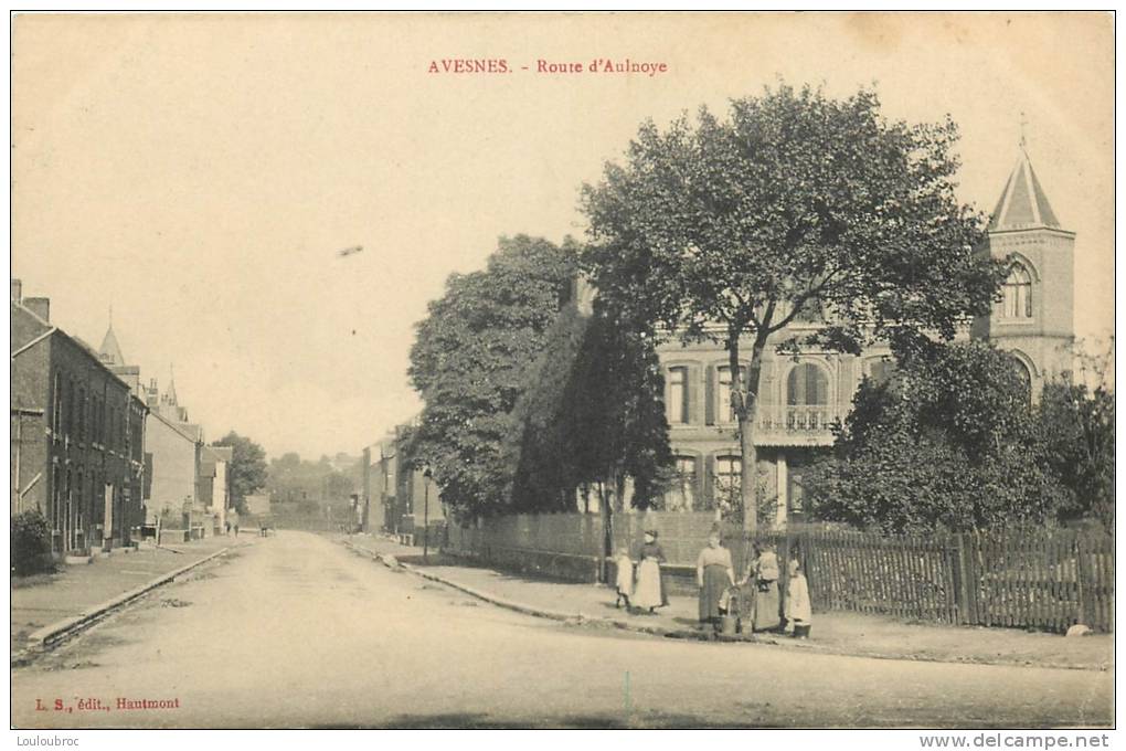 59 AVESNES ROUTE D'AULNOYE - Avesnes Sur Helpe