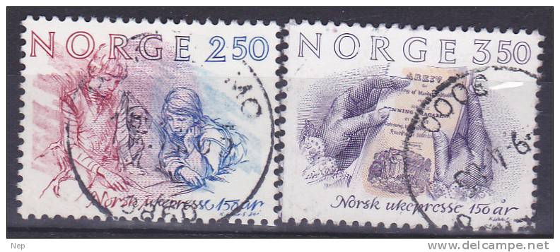 NOORWEGEN - Michel - 1984 - Nr 911/12 - Gest/Obl/Us - Oblitérés