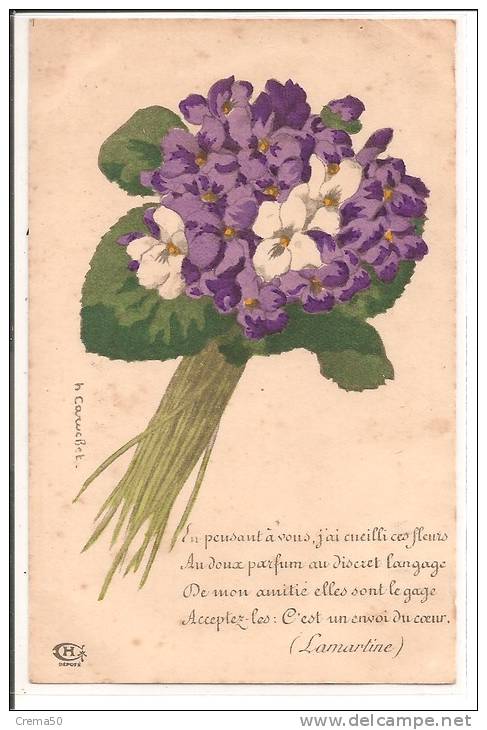 CARVEBET - Bouquet De Violettes - Autres & Non Classés
