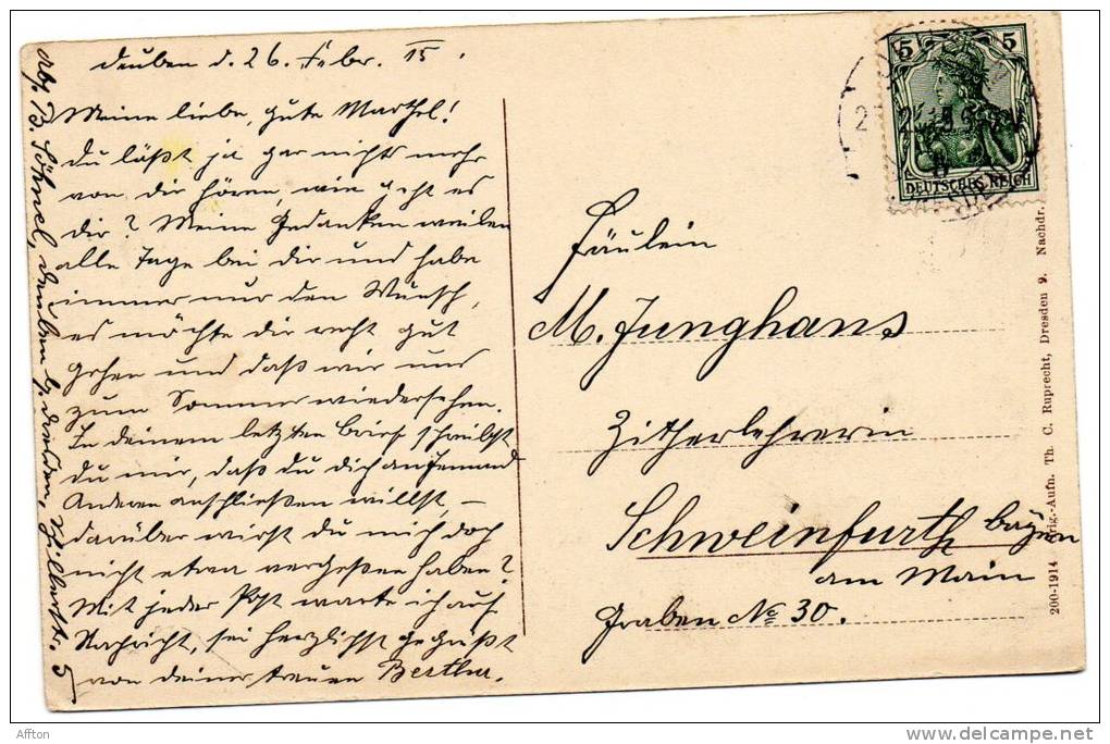 Talsperre Malter Bei Dippoldiswalde 1905 Postcard - Dippoldiswalde
